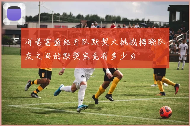 海港富盛经开队默契大挑战揭晓队友之间的默契究竟有多少分